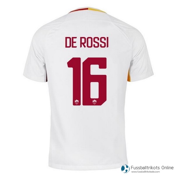 AS Roma Trikot Auswarts De Rossi 2017-18 Fussballtrikots Günstig